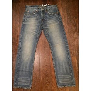 American Eagle Slim Straight Faded Jeans 28x30